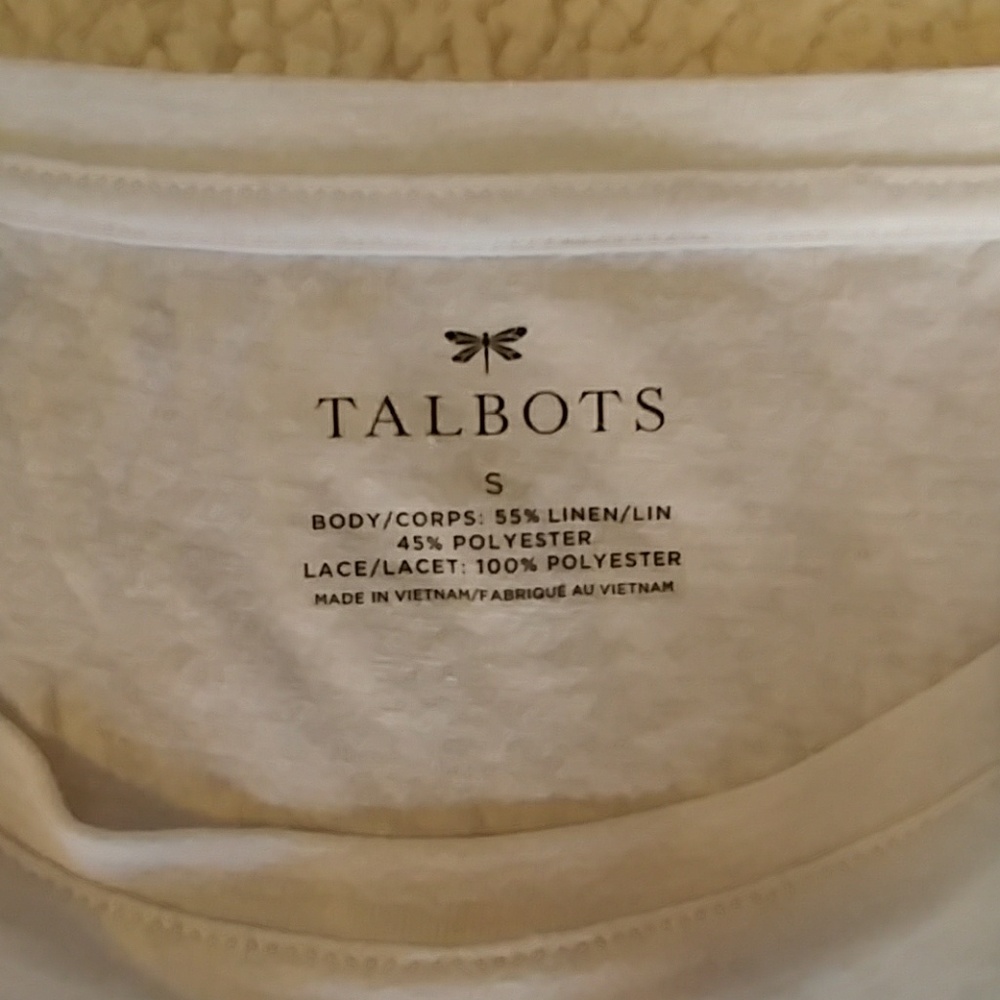 Talbots Linen top - Picture 3 of 4